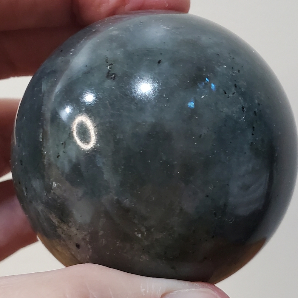 Labradorite Crystal Sphere 59mm - Picture 13 of 13